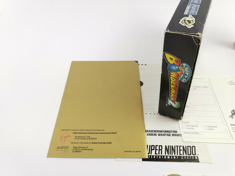 Super Nintendo Spiel " Super Bomberman 2 " Snes | Ovp | Pal | CIB |