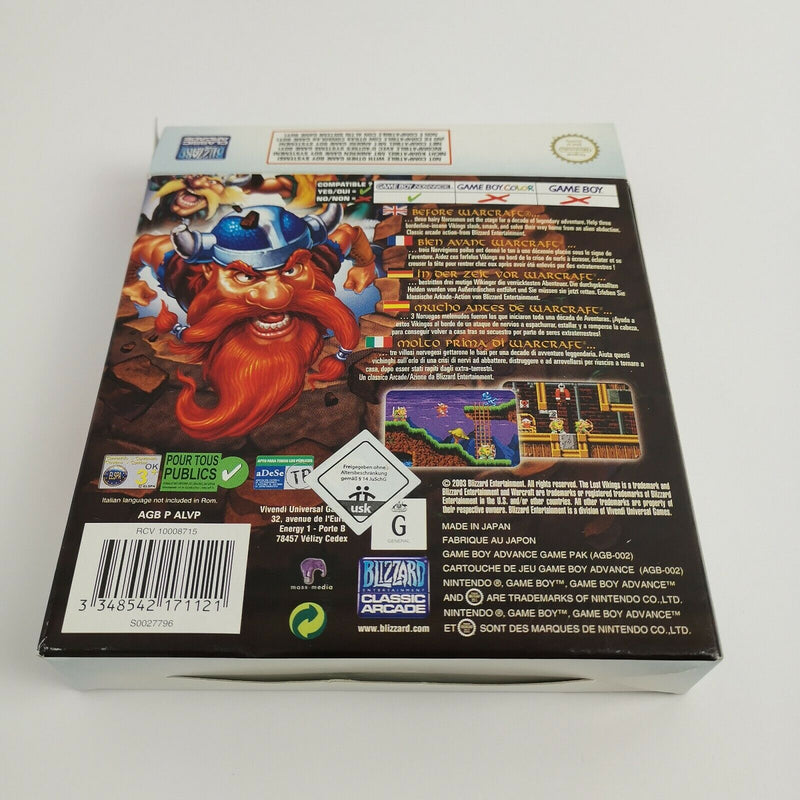 Nintendo Gameboy Advance game "The Lost Vikings" Game Boy GBA | Original packaging | PAL EUR