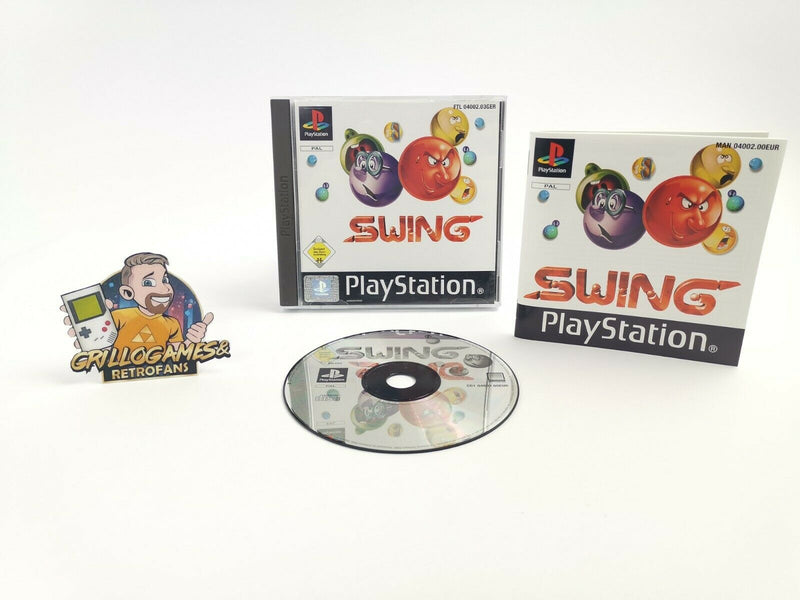 Sony Playstation 1 Spiel " Swing " Ps1 | Ovp | Psx | Pal