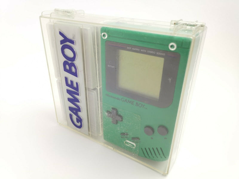 Nintendo Gameboy Classic Grün Konsolen Bundle, 6 Spiele & Crystal Case Box