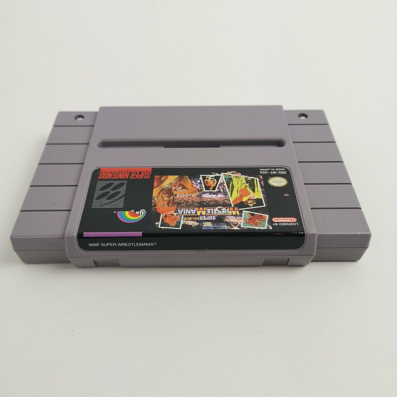 Super Nintendo Spiel " Super Wrestle Mania " SNES | Modul | NTSC-U/C USA