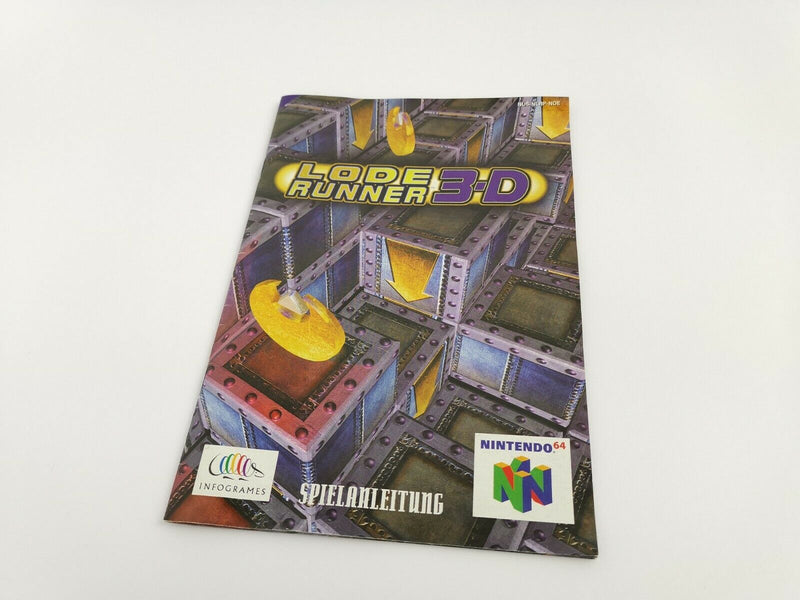 Nintendo 64 Spiel " Lode Runner 3-D " N64 | OVP | PAL Version NOE LodeRunner 3D