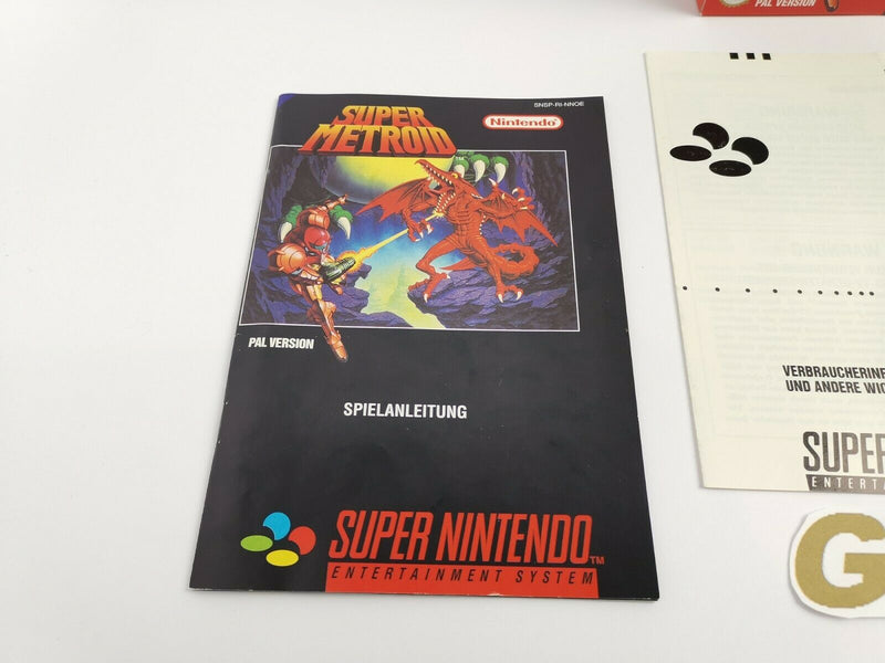 Super Nintendo Spiel " Super Metroid " | Snes | Ovp | Pal | CIB | Super Classic