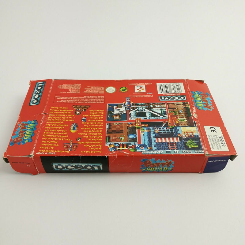 Super Nintendo game "Putty Squad" SNES | Original packaging | PAL NOE