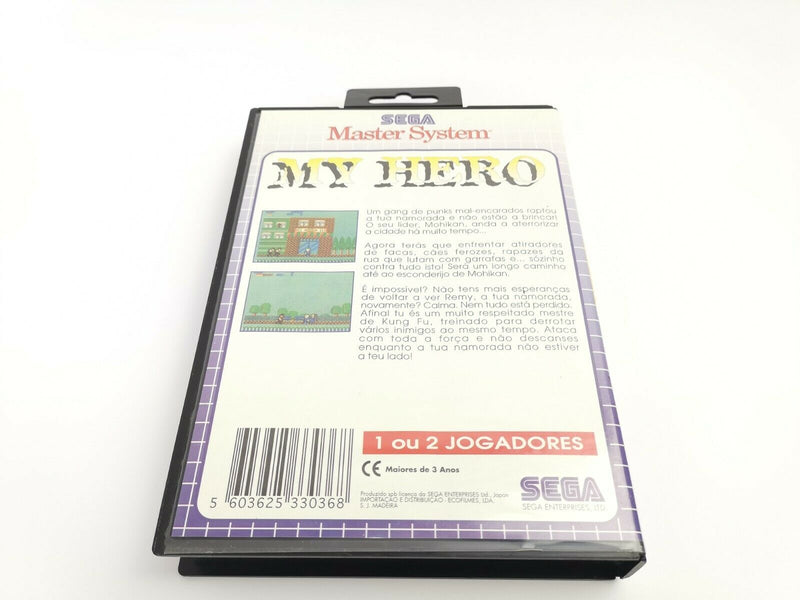 Sega Master System game "My Hero" original packaging | MS