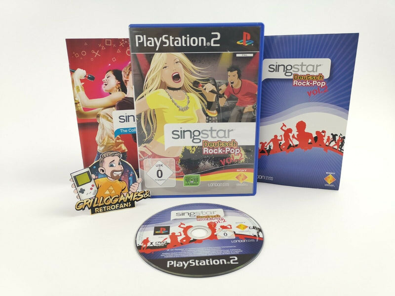 Sony Playstation 2 Spiel " Singstar Deutsch Rock-Pop " Ps2 | Pal | Ovp