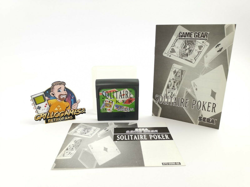Sega Game Gear Spiel " Solitaire Poker " Pal | Modul | GameGear