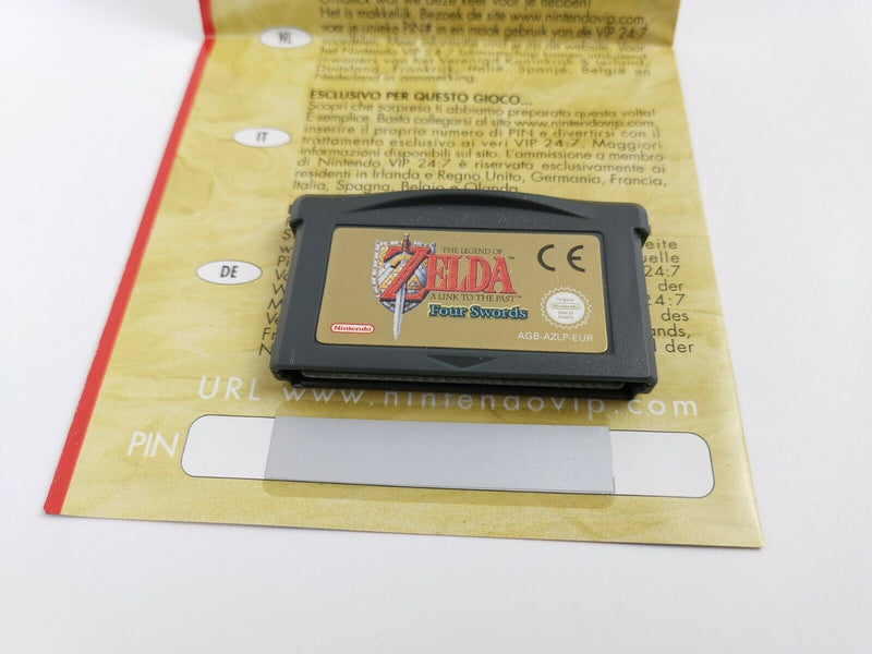 Nintendo Gameboy Advance Spiel " The Legend of Zelda a link to the Past " Ovp