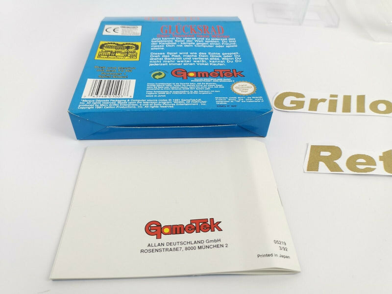 Nintendo Gameboy Classic " Glücksrad " | Ovp | Pal | GB