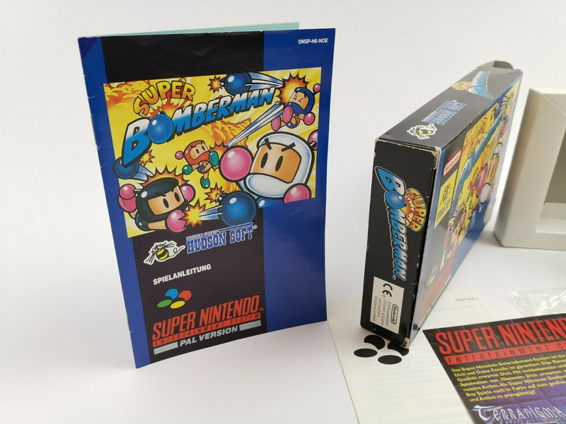 Super Nintendo Spiel " Super Bomberman " Snes | Ovp | Pal | CIB |