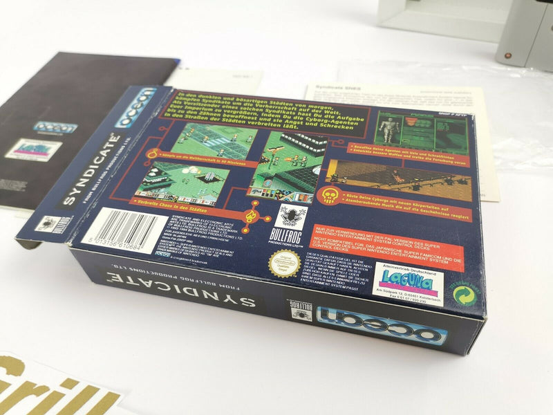 Super Nintendo game "Syndicate" | Snes | Original packaging | Pal | CIB