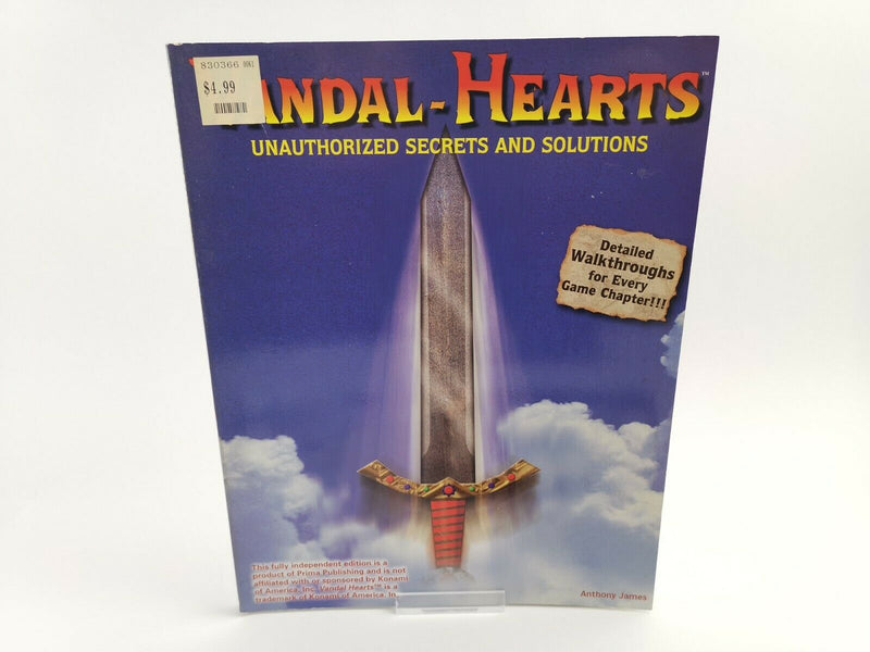 Sony Playstation 1 "Vandal Hearts &amp; Unauthorized Secrets" | Solution book | Ps1