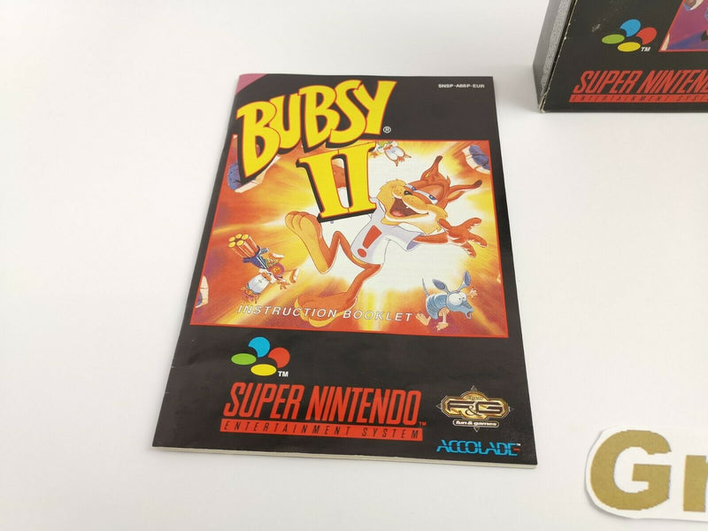 Super Nintendo Game "Bubsy II 2" Snes | Original packaging | Pal | CIB