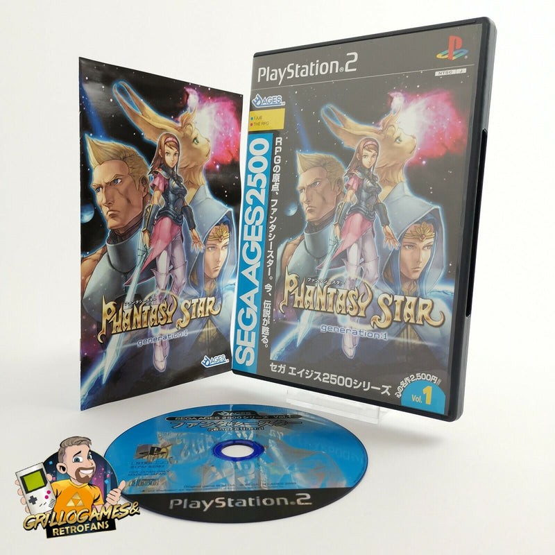 Sony Playstation 2 Spiel " Phantasy Star Generation 1 " Ps2 | NTSC-J Japan | OVP