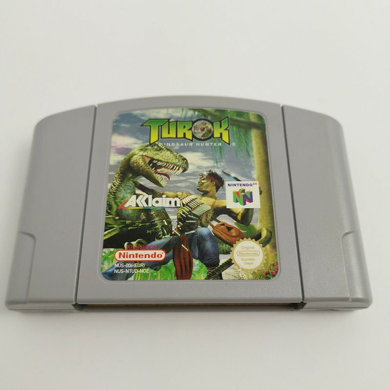 Nintendo 64 game "Turok Dinosaur Hunter" N64 | Module | PAL version | Acclaim