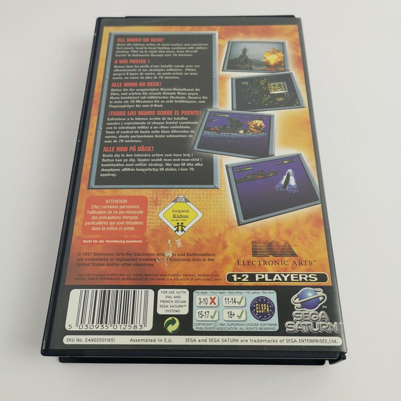 Sega Saturn game "Battle Stations" SegaSaturn | Original packaging | PAL