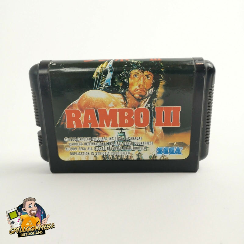 Sega Mega Drive Spiel " Rambo III 3 " Modul Cartridge | Ntsc-J Japan