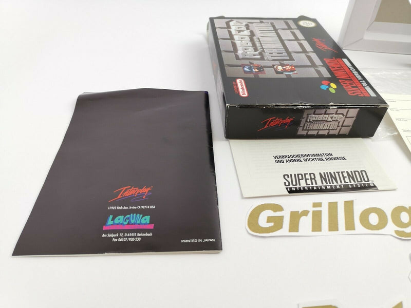Super Nintendo Spiel " Robocop versus The Terminator " | Snes | Ovp | Pal | CIB