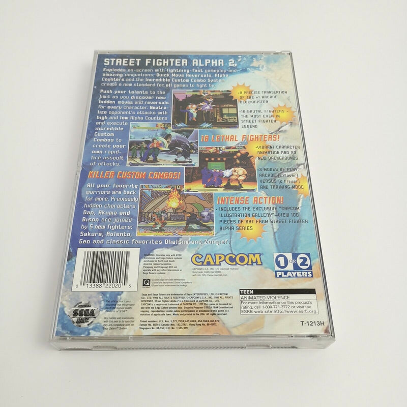 Sega Saturn game "Street Fighter Alpha 2" SegaSaturn | Original packaging | NTSC-U/C USA