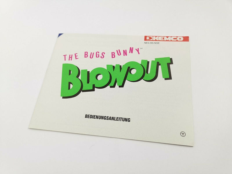 Nintendo Entertainment System Spiel " The Bugs Bunny Blowout " NES | OVP | NOE