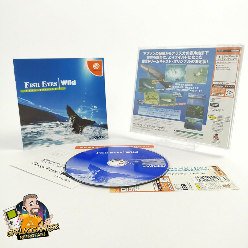 Sega Dreamcast game "Fish Eyes Wild" DC | NTSC-J Japan Japanese Ver. | Original packaging