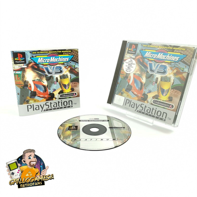 Sony Playstation 1 Game "Micro Machines V3" Ps1 Psx | Original packaging | PAL