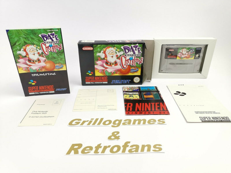 Super Nintendo Spiel " Daze before Christmas " Snes | Ovp | Pal | Cib |