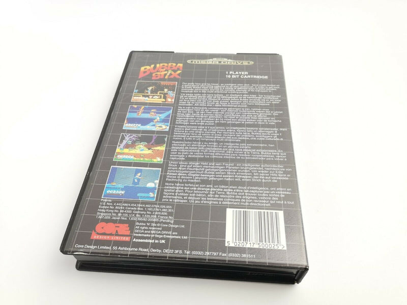 Sega Mega Drive Game "Bubba N Stix" Pal | Original packaging | Megadrive