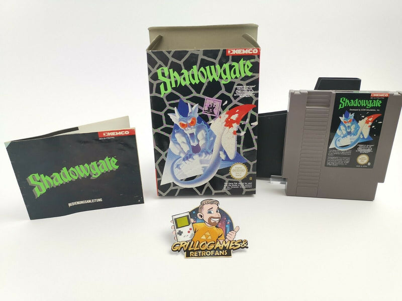 Nintendo Entertainment System game "Shadowgate" | NES | Original packaging | Pal B