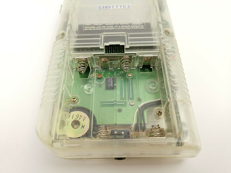 Nintendo Gameboy Classic Transparent Konsolen Bundle, 6 Spiele & Crytal Case [5]