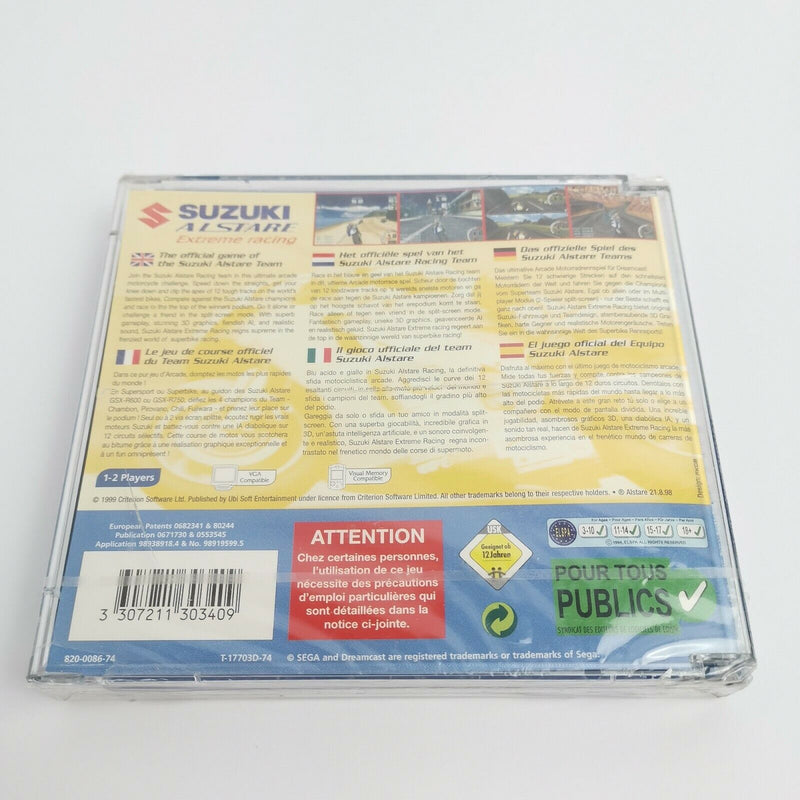 Sega Dreamcast Spiel " Suzuki Alstare Extreme Racing " Neu New Sealed | OVP PAL