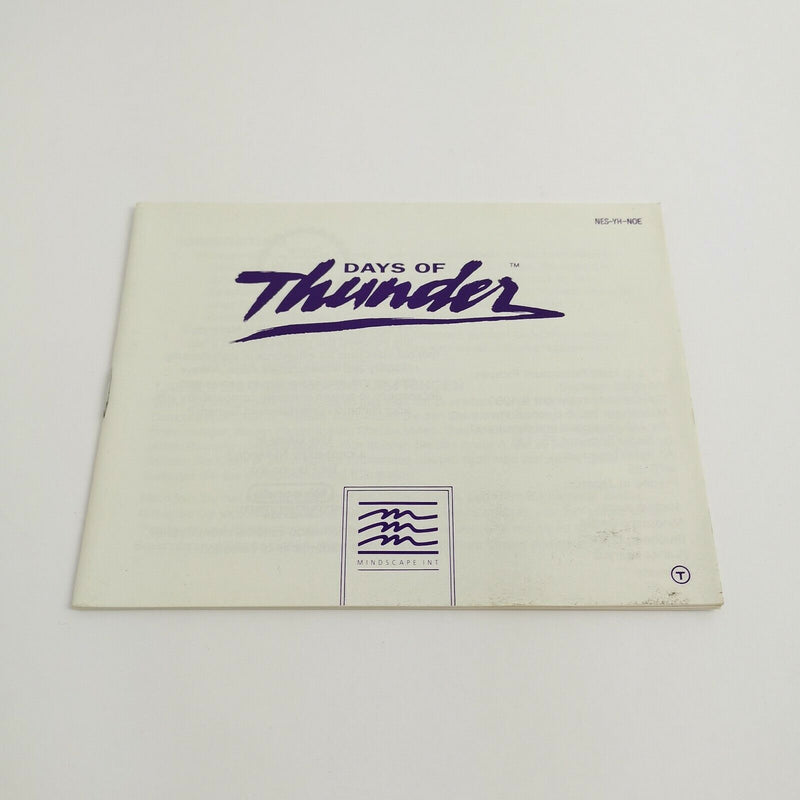 Nintendo Entertainment System Spiel " Days of Thunder " NES | OVP PAL-B NOE