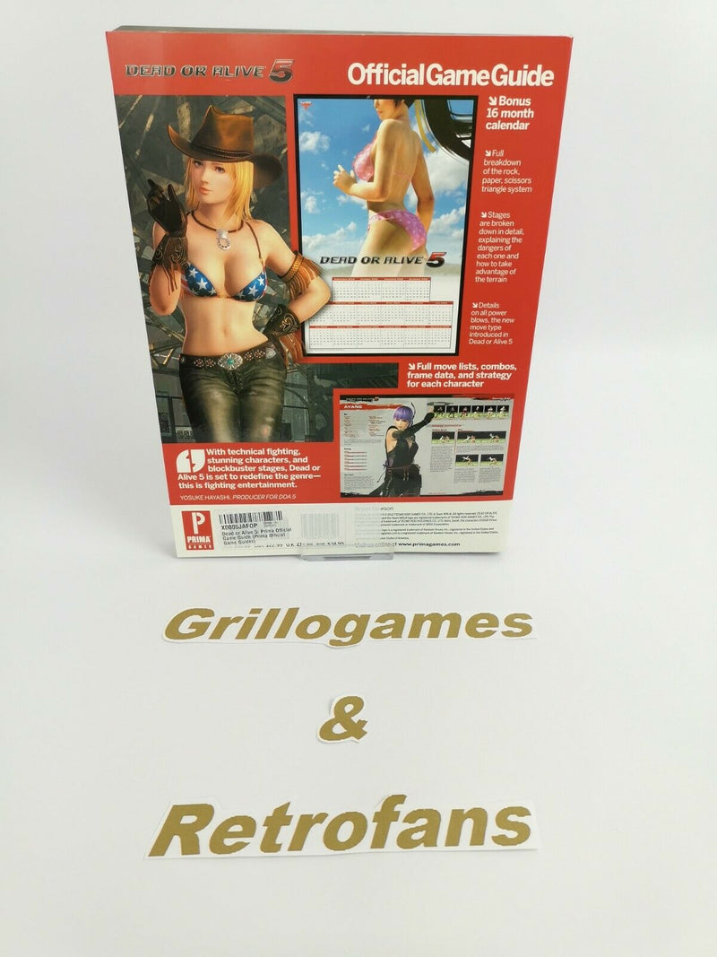 Dead or Alive 5 official Game Guide / Lösungsbuch / Spieleberater