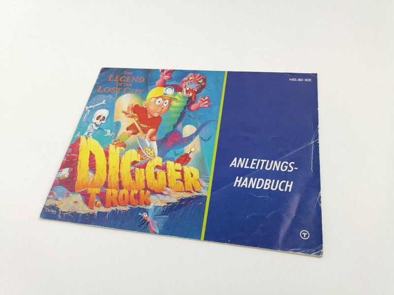 Nintendo Entertainment System Spiel " Digger T. Rock + Anleitung " NES Modul NOE