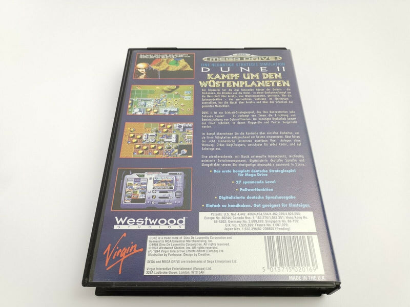 Sega Mega Drive Spiel " Dune II 2 Kampf um den Wüstenplaneten " Pal | Ovp | MD