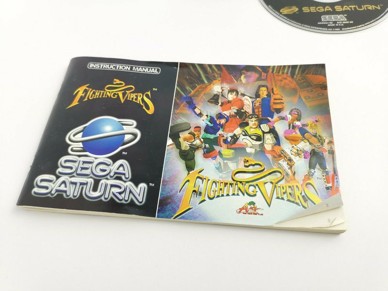 Sega Saturn Spiel " Fighting Vipers " Pal | Ovp | Ss SegaSaturn