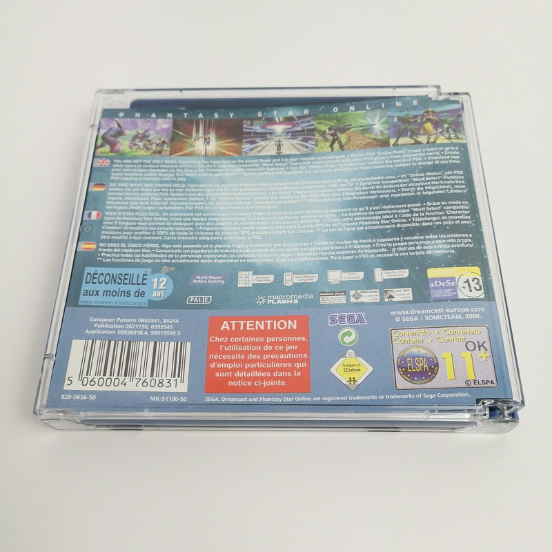 Sega Dreamcast Spiel " Phantasy Star Online " DC Dream Cast Game | PAL | OVP