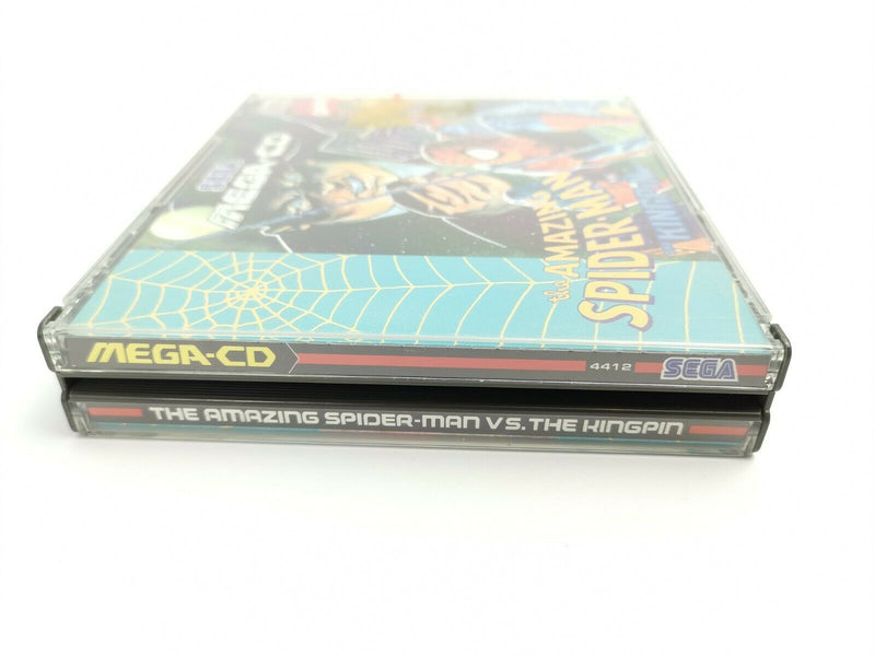 Sega Mega CD Spiel " The Amazing Spider-Man vs.The Kingpin " Pal | Ovp Spiderman
