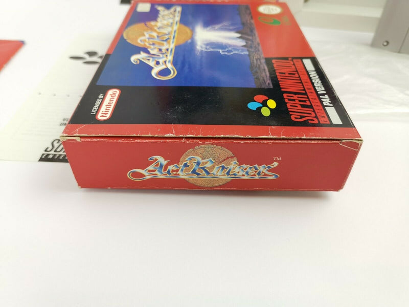 Super Nintendo game "Actraiser" | Snes | Original packaging | Pal | CIB * with poster