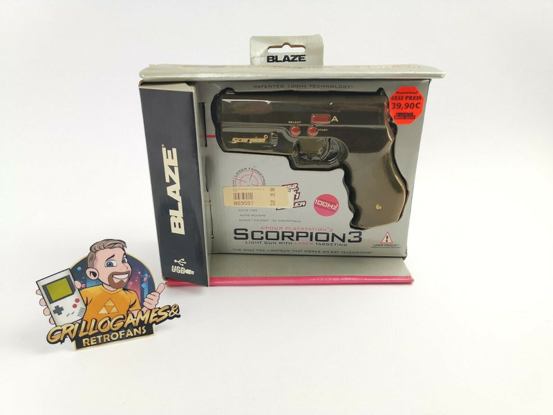 Sony Playstation 2 Lightgun " Scorpion 3 " | Ps2 | Controller | Blaze | NEU
