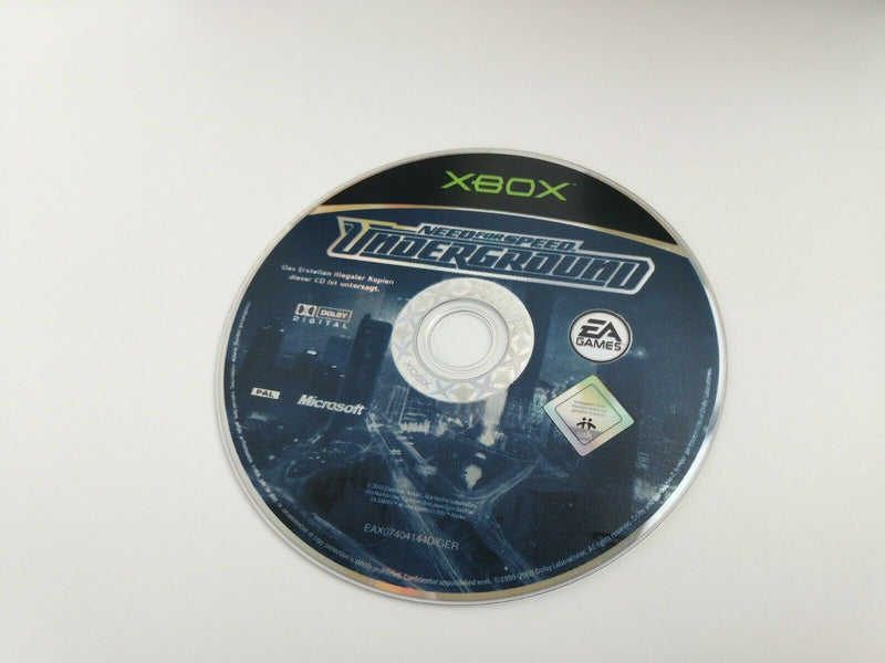 Xbox Classic Spiel " Need for Speed Underground " X-Box | PAL | OVP