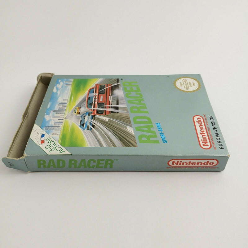 Nintendo Entertainment System Spiel " Rad Racer + 3D Brille | NES OVP PAL-B NOE