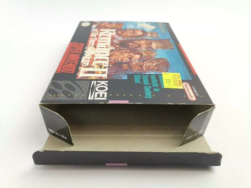 Super Nintendo Spiel " Romance of The Three Kingdoms II 2 " | Snes | Ntsc | Ovp