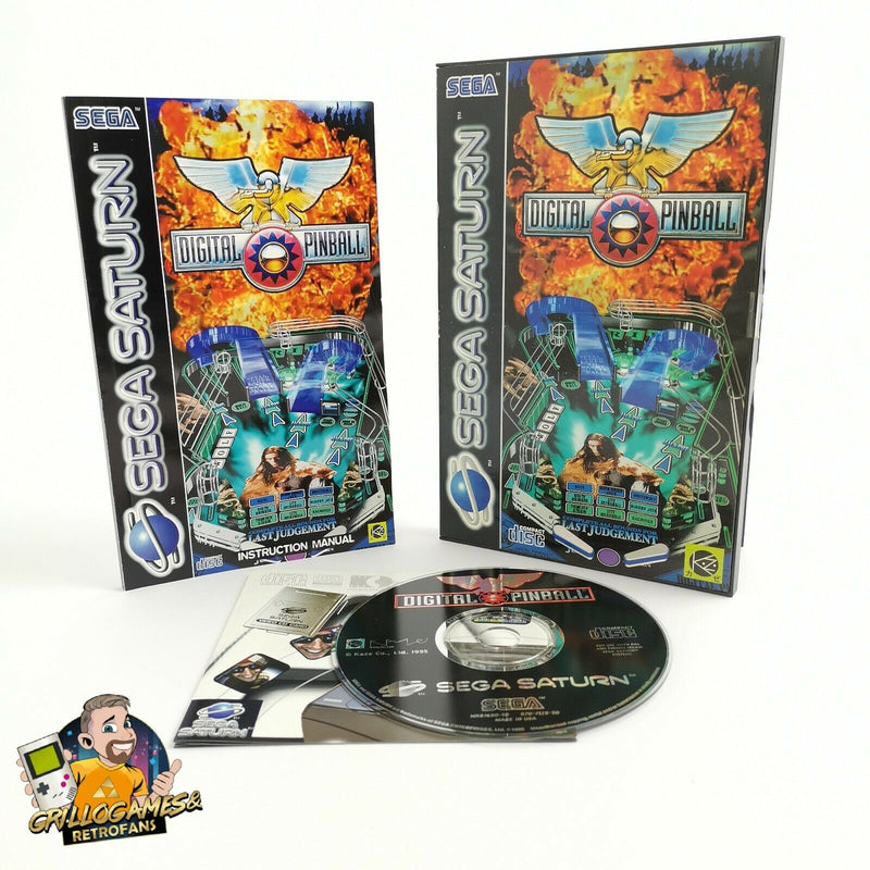 Sega Saturn game "Digital Pinball" SegaSaturn | PAL | Original packaging