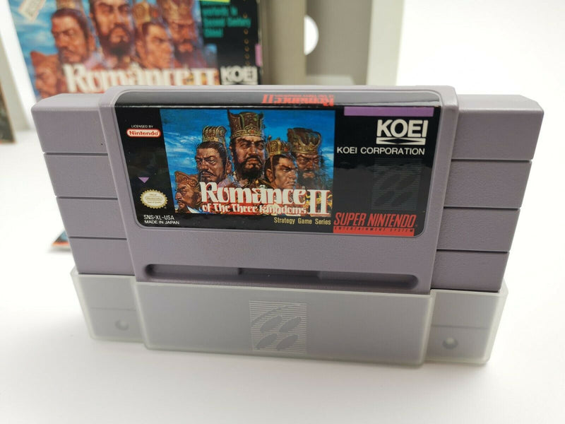 Super Nintendo Spiel " Romance of The Three Kingdoms II 2 " | Snes | Ntsc | Ovp