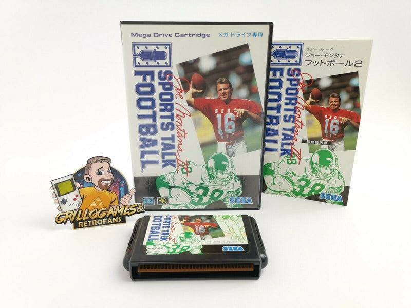 Sega Mega Drive Spiel " Football Sports Talk " | Jap. | Ovp | Sega MD