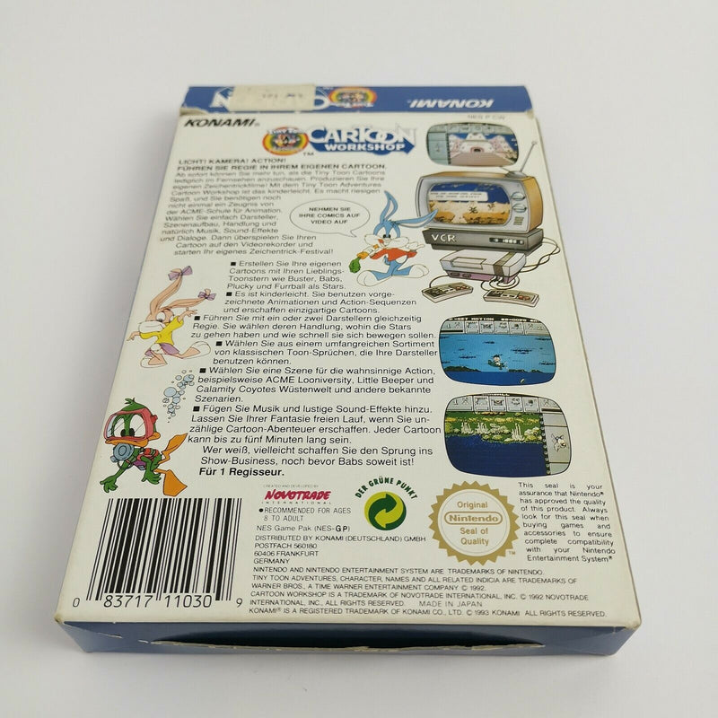 Nintendo Entertainment System game "Cartoon Workshop" NES | Original packaging | PAL-B NOE