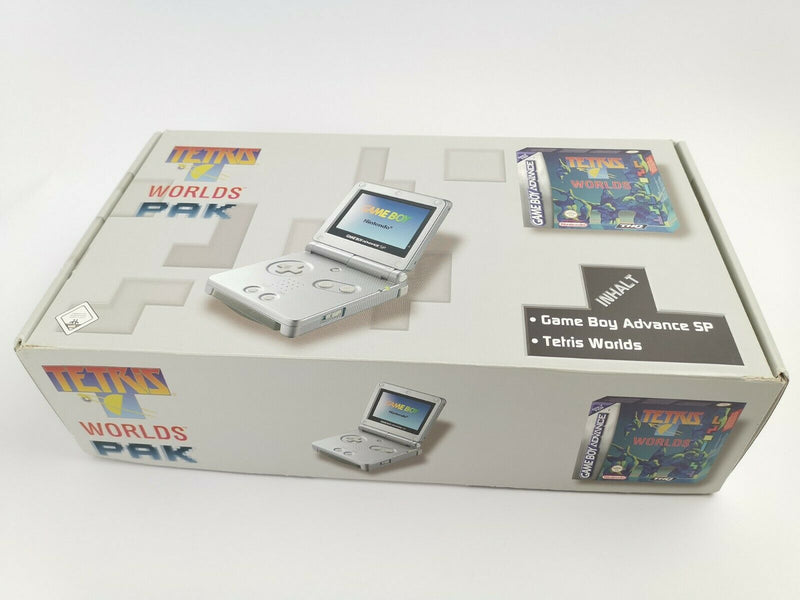 Nintendo Gameboy Advance SP Konsole " Tetris Worlds Pak " Gba | Ovp | Game Boy