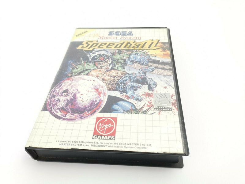 Sega Master System Spiel " Speedball " Ovp | Pal | MS