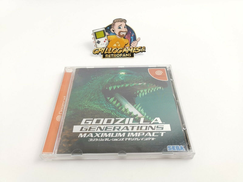 Sega Dreamcast Spiel " Godzilla Generations Maximum Impact " NTSC-J | Ovp |Japan